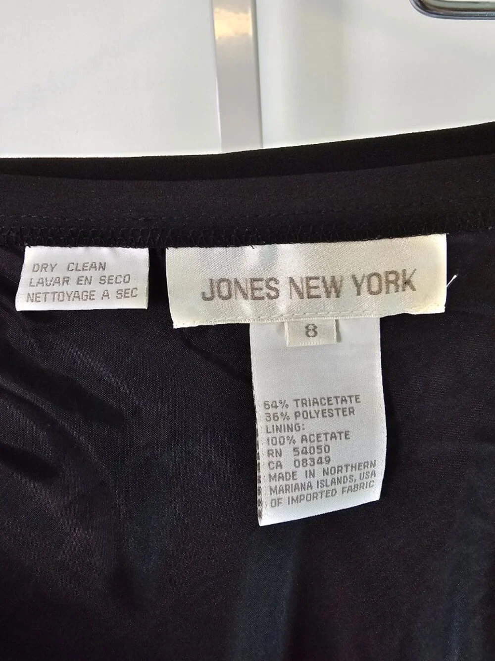 Jones New York black matte